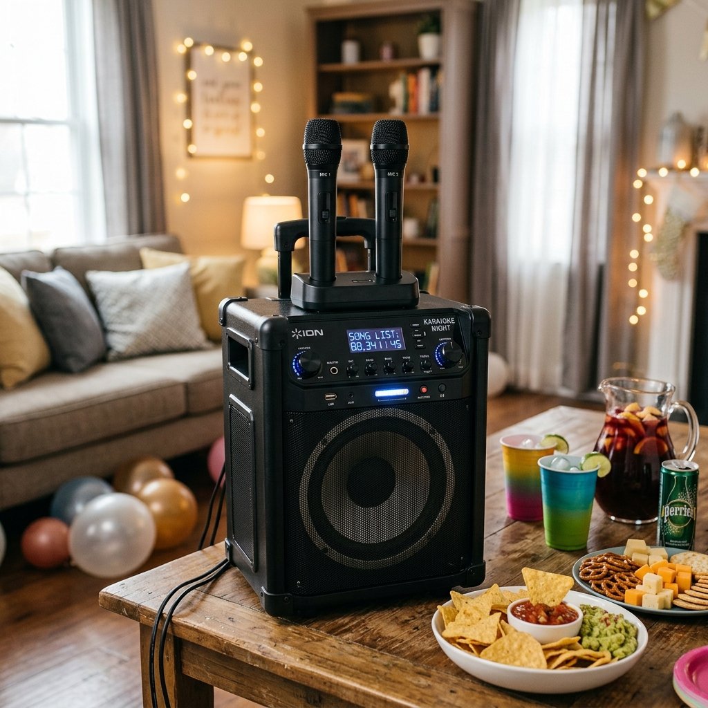 The best karaoke machine with screen displaying lyrics