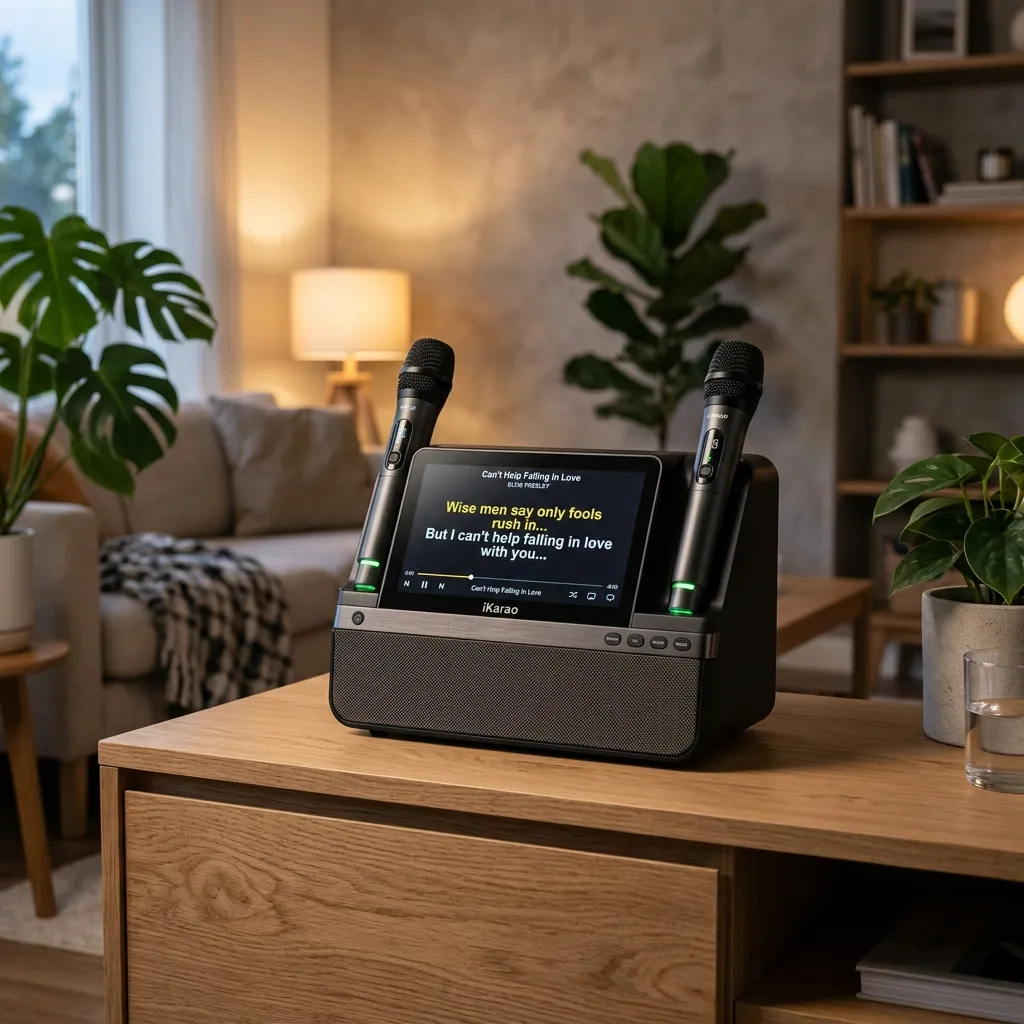 Best Karaoke Machine 2026 - Best karaoke machine 2026 — iKarao Shell S2 with touchscreen and wireless microphones